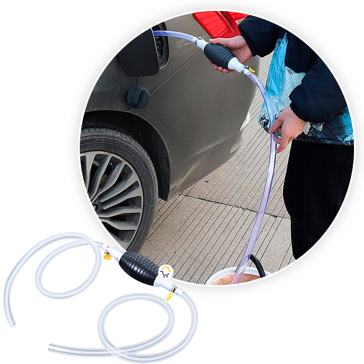 Miniatura 8 de Bomba Manual Manguera Gasolina 7221